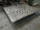 12 · STAINLESS STEEL PERFORATED WORK PLATFORM, 1500 x 1500 x 90mm (H)