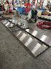 16 · BRAYCO STAINLESS STEEL WALLMOUNT SHELF, 2000 x 450mm, WITH 3 x MOUNTING BRACKETS