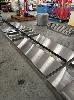 17 · BRAYCO STAINLESS STEEL WALLMOUNT SHELF, 2000 x 450mm, WITH 3 x MOUNTING BRACKETS
