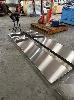 18 · BRAYCO STAINLESS STEEL WALLMOUNT SHELF, 2000 x 450mm, WITH 3 x MOUNTING BRACKETS